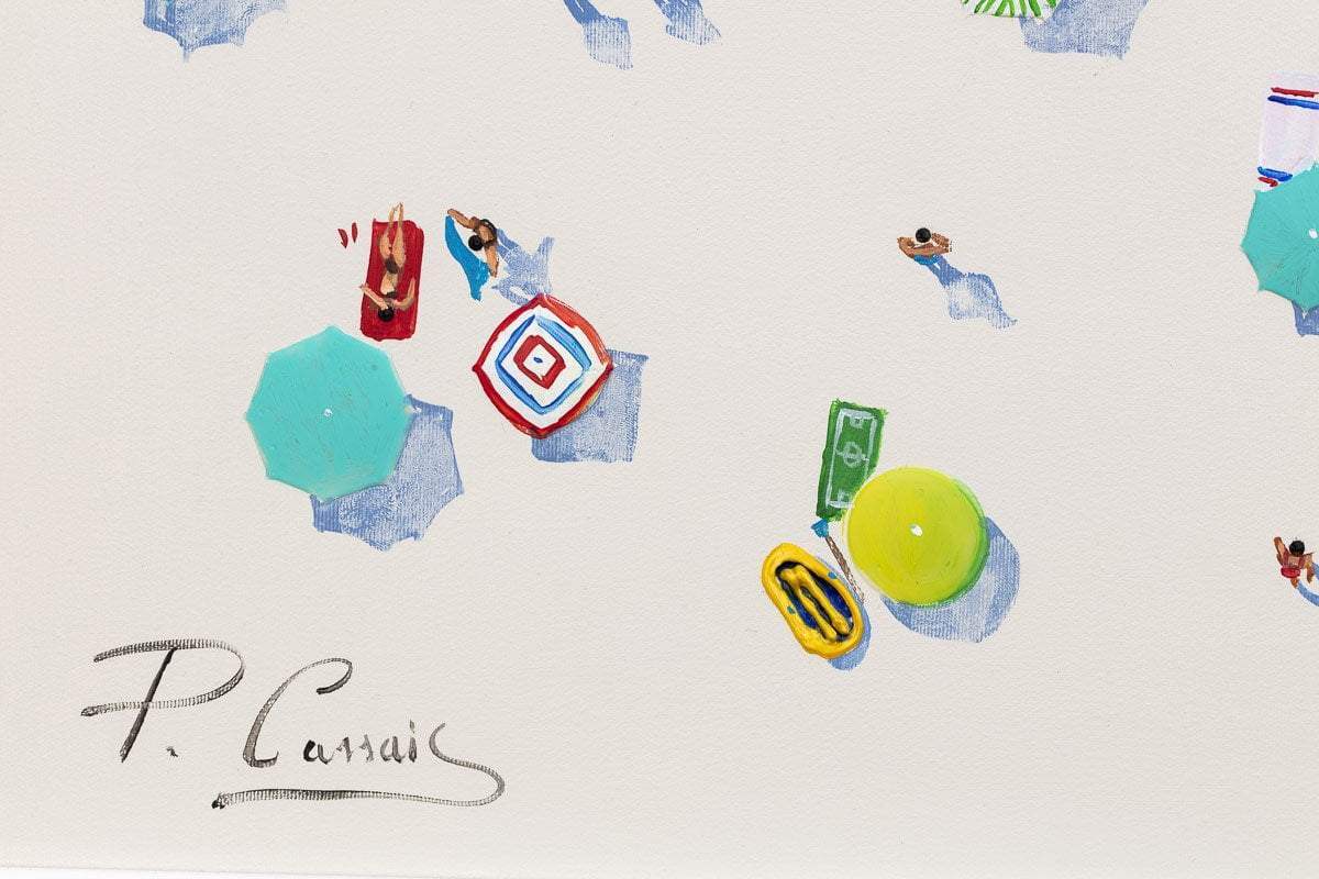 Beachfront Fun - Original - SOLD by artist Paola Cassais - Wyecliffe Galleries