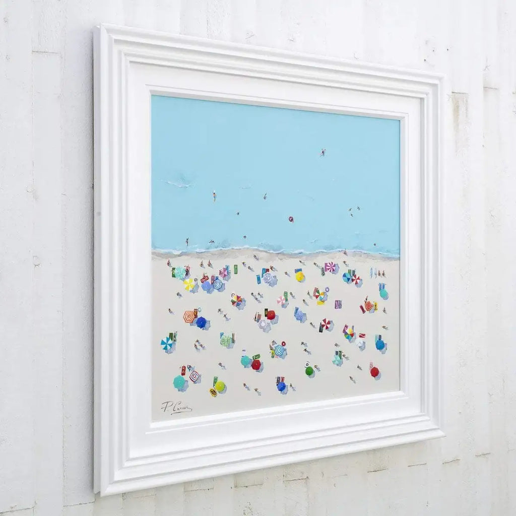 Beachfront Fun - Original - SOLD by artist Paola Cassais - Wyecliffe Galleries