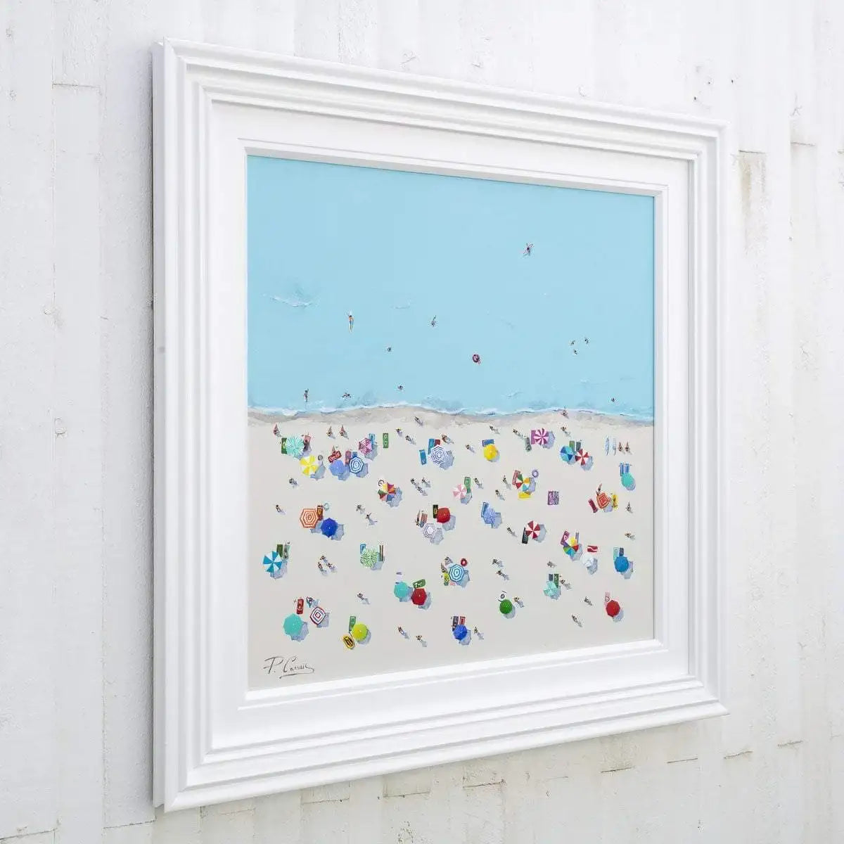 Beachfront Fun - Original - SOLD by artist Paola Cassais - Wyecliffe Galleries