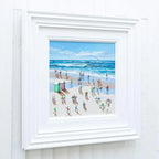 Bike Rides on the Beach - Original - SOLD by artist Paola Cassais - Wyecliffe Galleries
