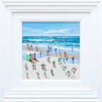 Bike Rides on the Beach - Original - SOLD by artist Paola Cassais - Wyecliffe Galleries