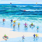 Boats and Balloons - Original - SOLD by artist Paola Cassais - Wyecliffe Galleries