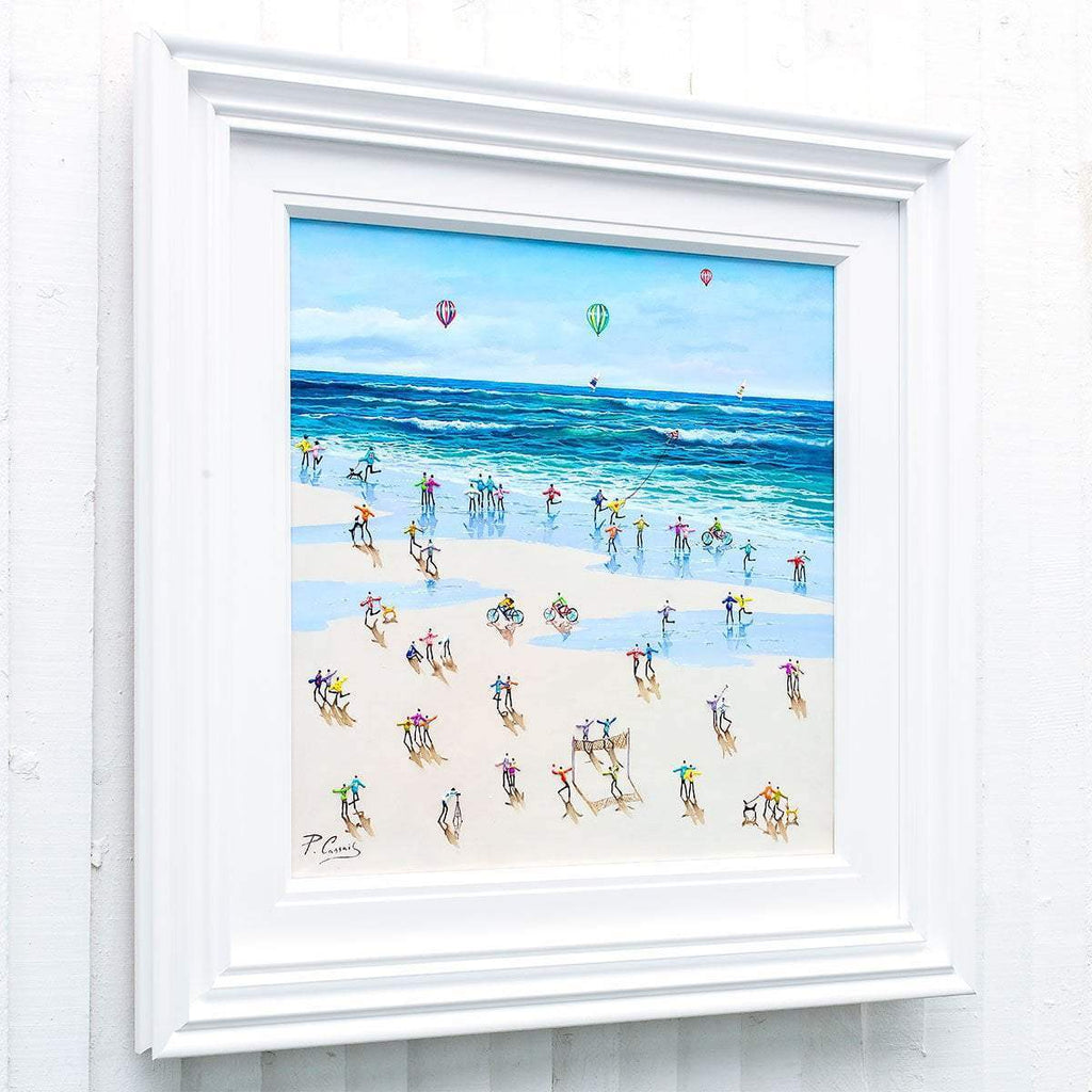 Boats and Balloons - Original - SOLD by artist Paola Cassais - Wyecliffe Galleries