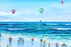 Boats and Balloons - Original - SOLD by artist Paola Cassais - Wyecliffe Galleries