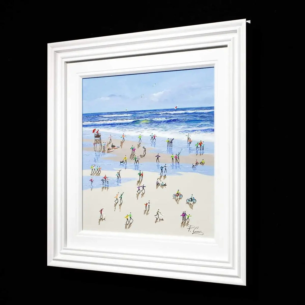 Dancing in the Puddles - Original - SOLD by artist Paola Cassais - Wyecliffe Galleries