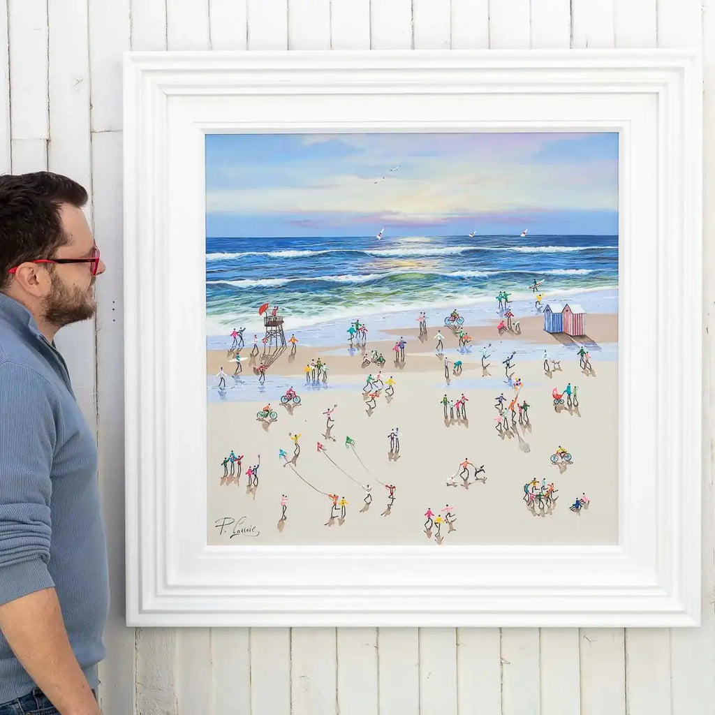 Fun by the Sea - Original - SOLD by artist Paola Cassais - Wyecliffe Galleries