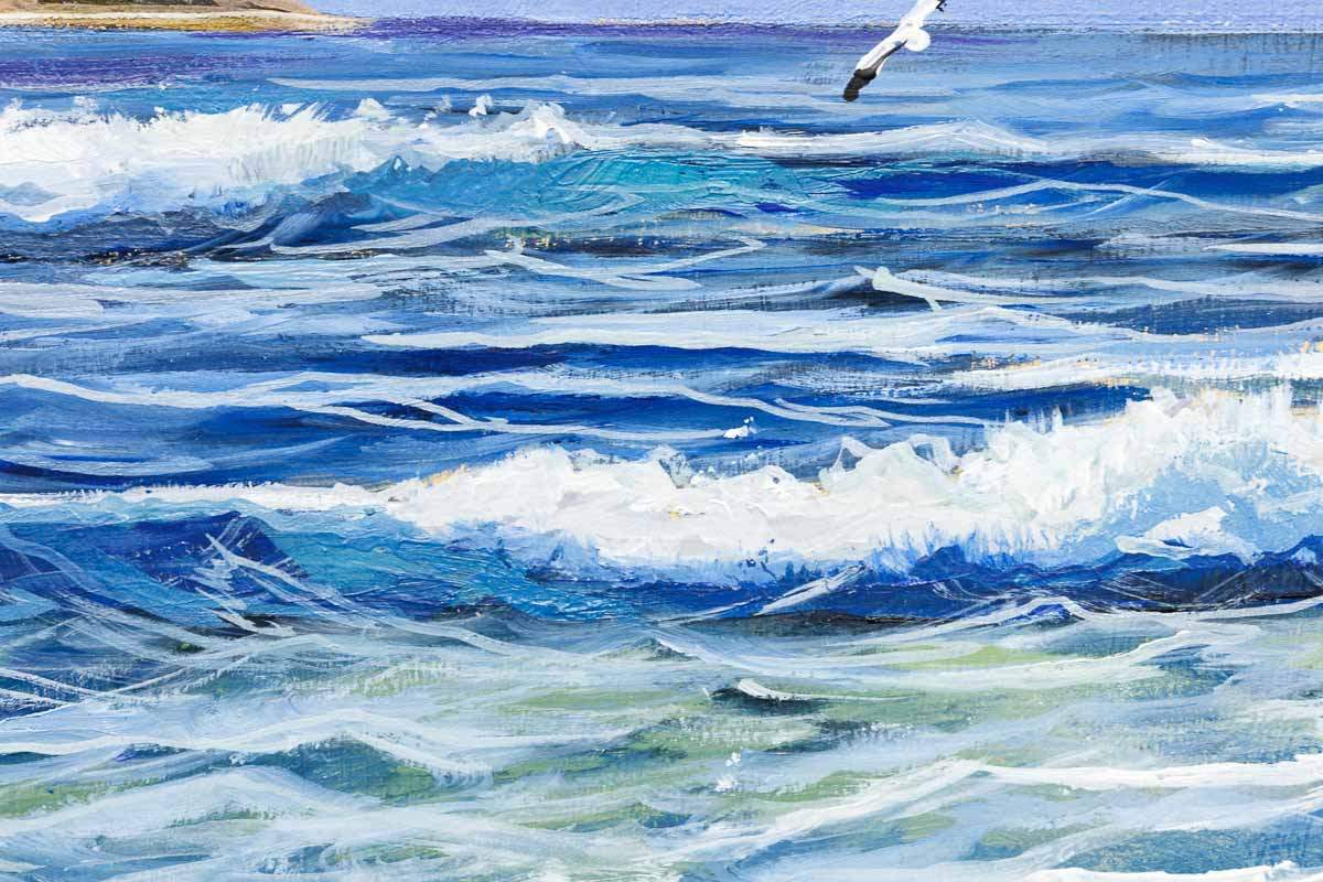 Ice Cream Sunday - Original - SOLD by artist Paola Cassais - Wyecliffe Galleries