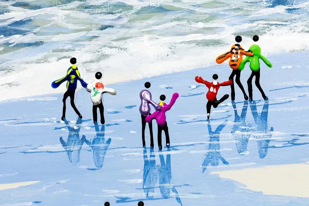 Ice Cream Sunday - Original - SOLD by artist Paola Cassais - Wyecliffe Galleries