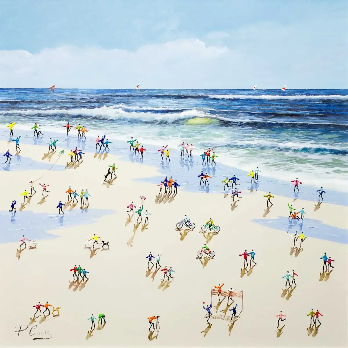It's Such a Perfect Day - Original - SOLD by artist Paola Cassais - Wyecliffe Galleries