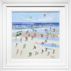 Selfies by the Sea - Original - Sold by artist Paola Cassais - Wyecliffe Galleries