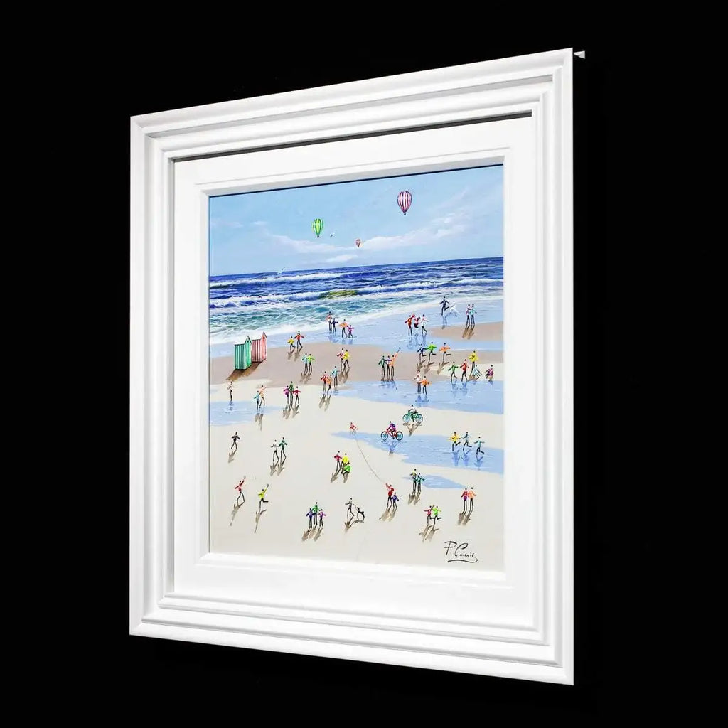 Selfies by the Sea - Original - Sold by artist Paola Cassais - Wyecliffe Galleries