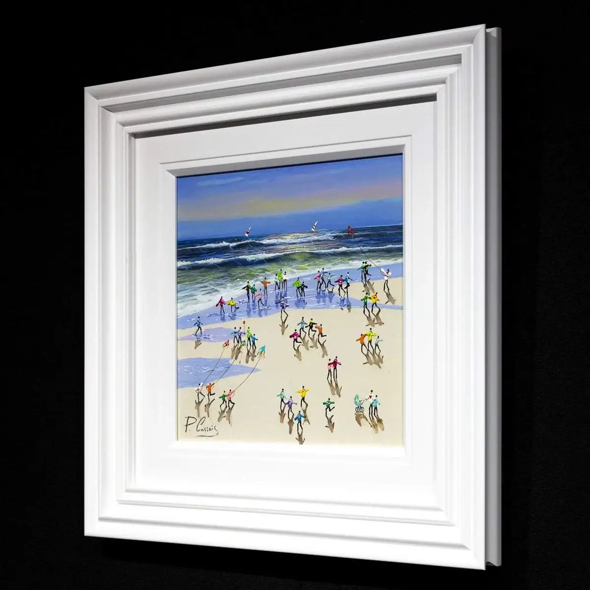 Shiny Happy People - Original - SOLD by artist Paola Cassais - Wyecliffe Galleries