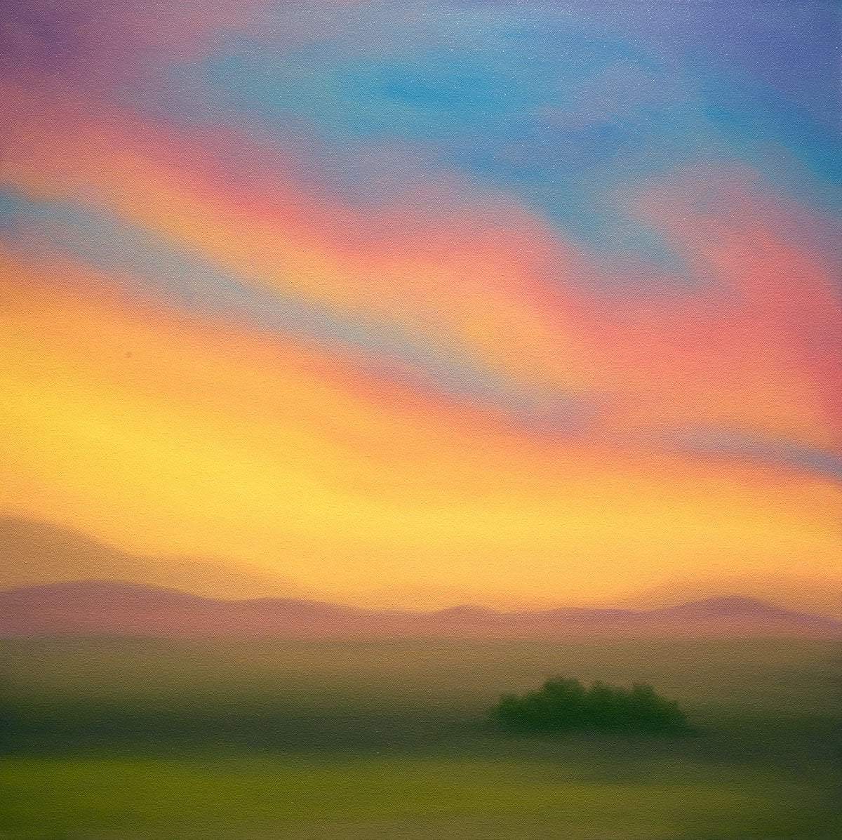 Finding Peace - Original - SOLD by artist Patrice Erickson - Wyecliffe Galleries