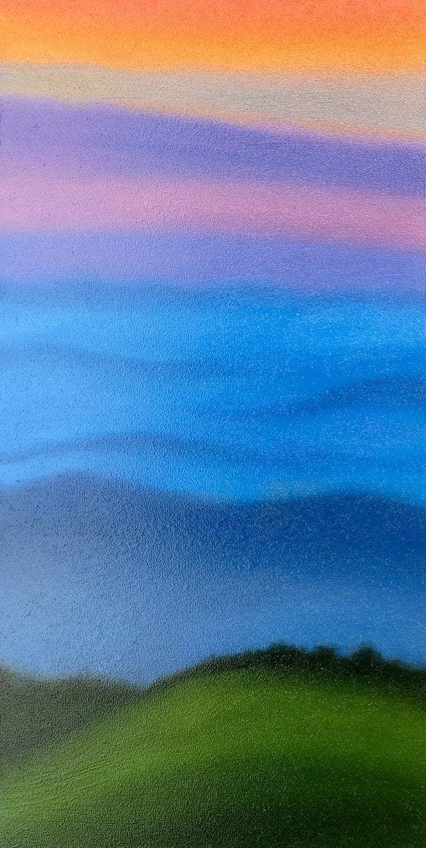 Mountains Rising - Original - SOLD by artist Patrice Erickson - Wyecliffe Galleries