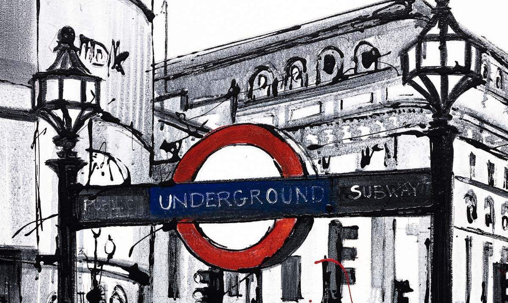 Piccadilly Transports - Original - SOLD by artist Paul Kenton - Wyecliffe Galleries