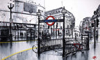 Piccadilly Transports - Original - SOLD by artist Paul Kenton - Wyecliffe Galleries