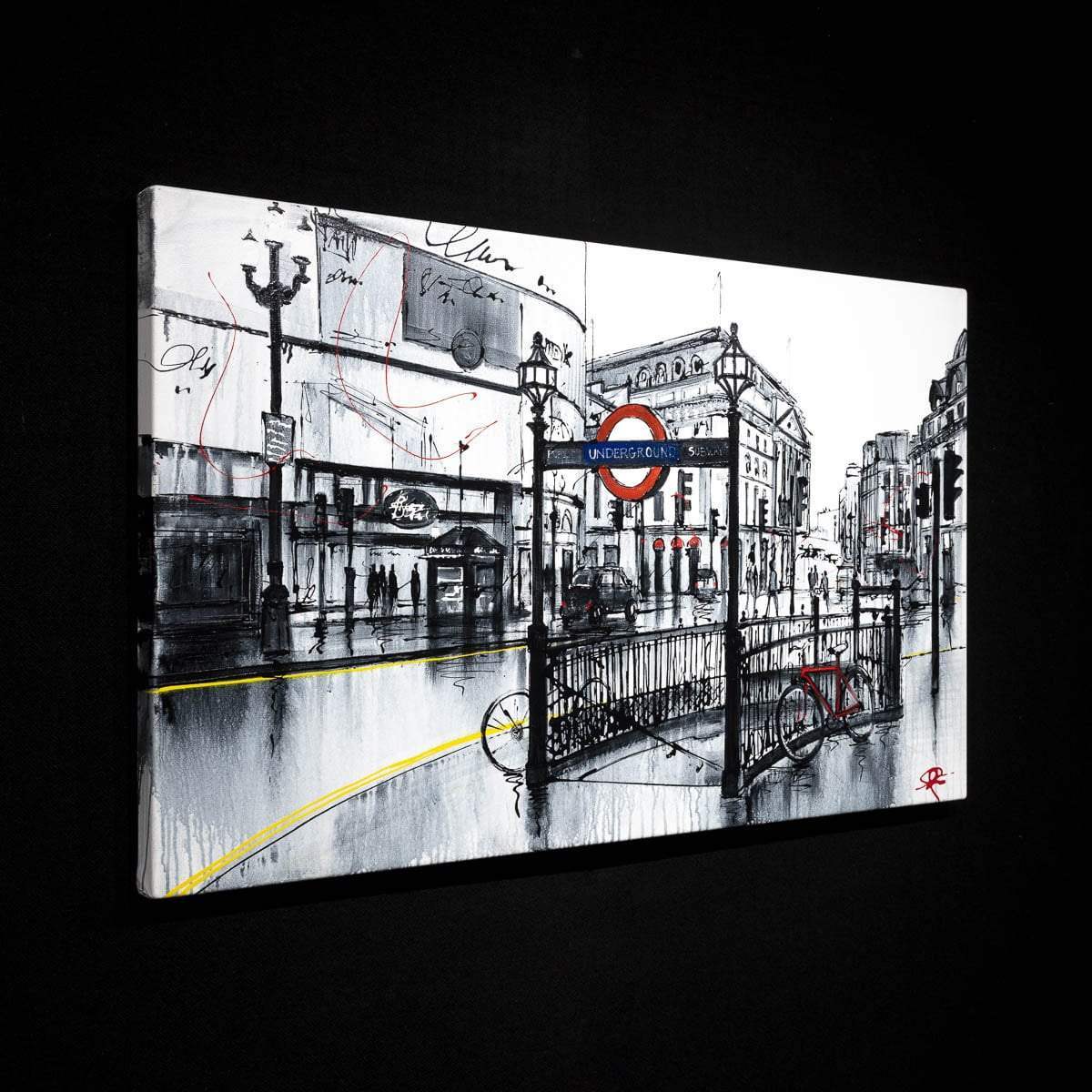 Piccadilly Transports - Original - SOLD by artist Paul Kenton - Wyecliffe Galleries