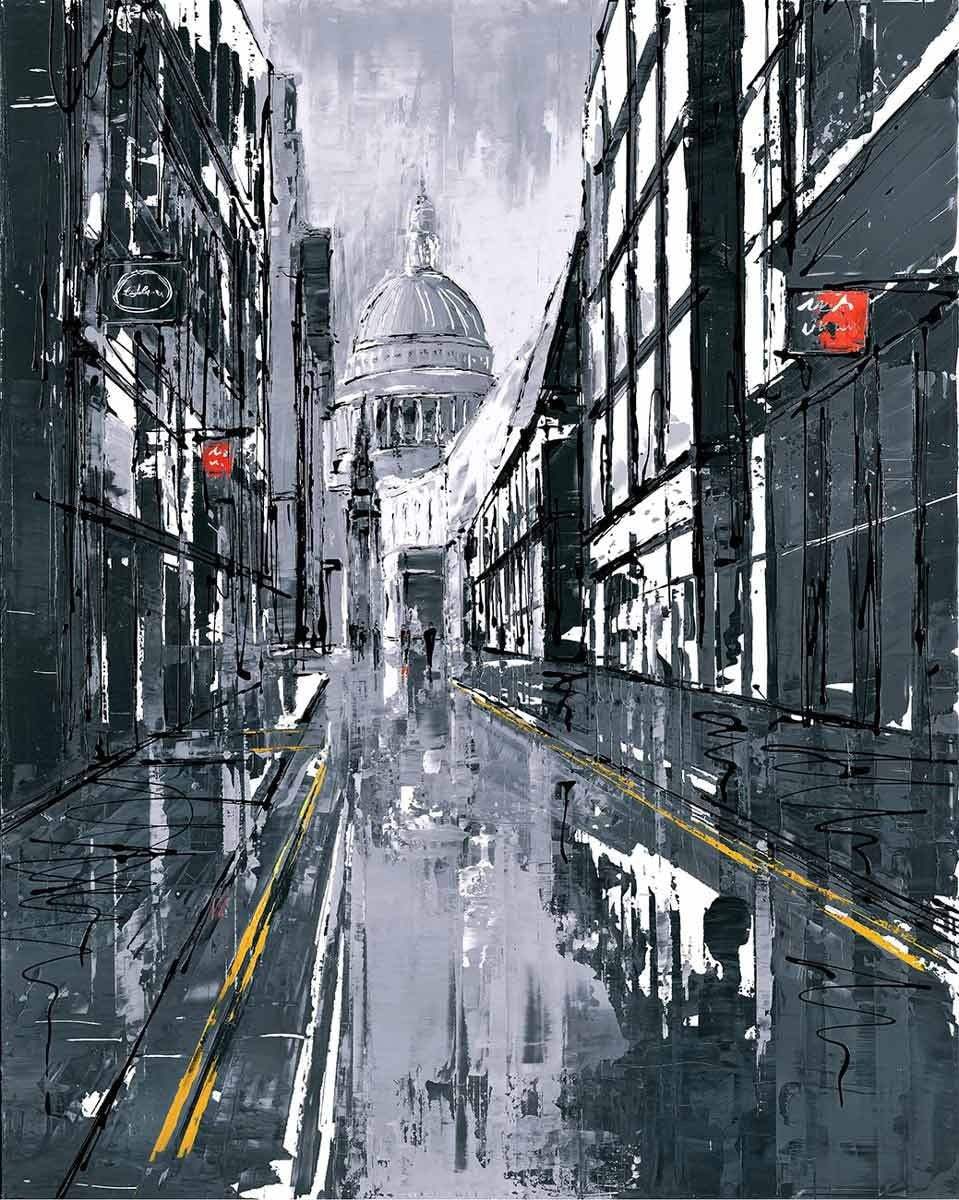 St Paul's Street- SOLD by artist Paul Kenton - Wyecliffe Galleries