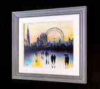 Rain At The Shard - Original - SOLD by artist Paul Oughton - Wyecliffe Galleries
