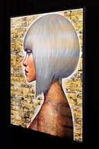 In My Thoughts - Original SOLD by artist Puritat - Wyecliffe Galleries