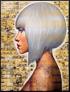 In My Thoughts - Original SOLD by artist Puritat - Wyecliffe Galleries