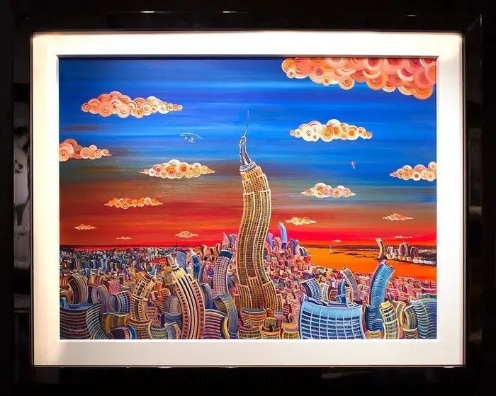 Empire City - SOLD by artist Rayford - Wyecliffe Galleries