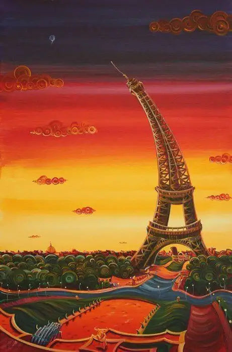 Trocadero - ORIGINAL - SOLD by artist Rayford - Wyecliffe Galleries