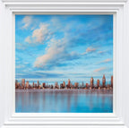 The City Skylines - Original by artist Ric Duffield - Wyecliffe Galleries