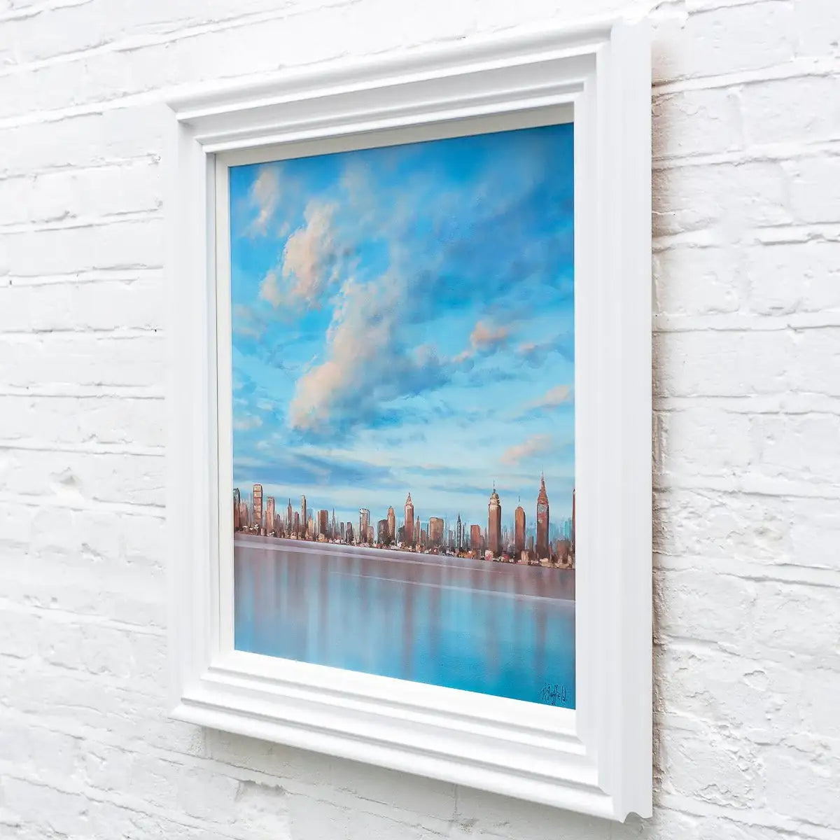 The City Skylines - Original by artist Ric Duffield - Wyecliffe Galleries