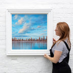 The City Skylines - Original by artist Ric Duffield - Wyecliffe Galleries