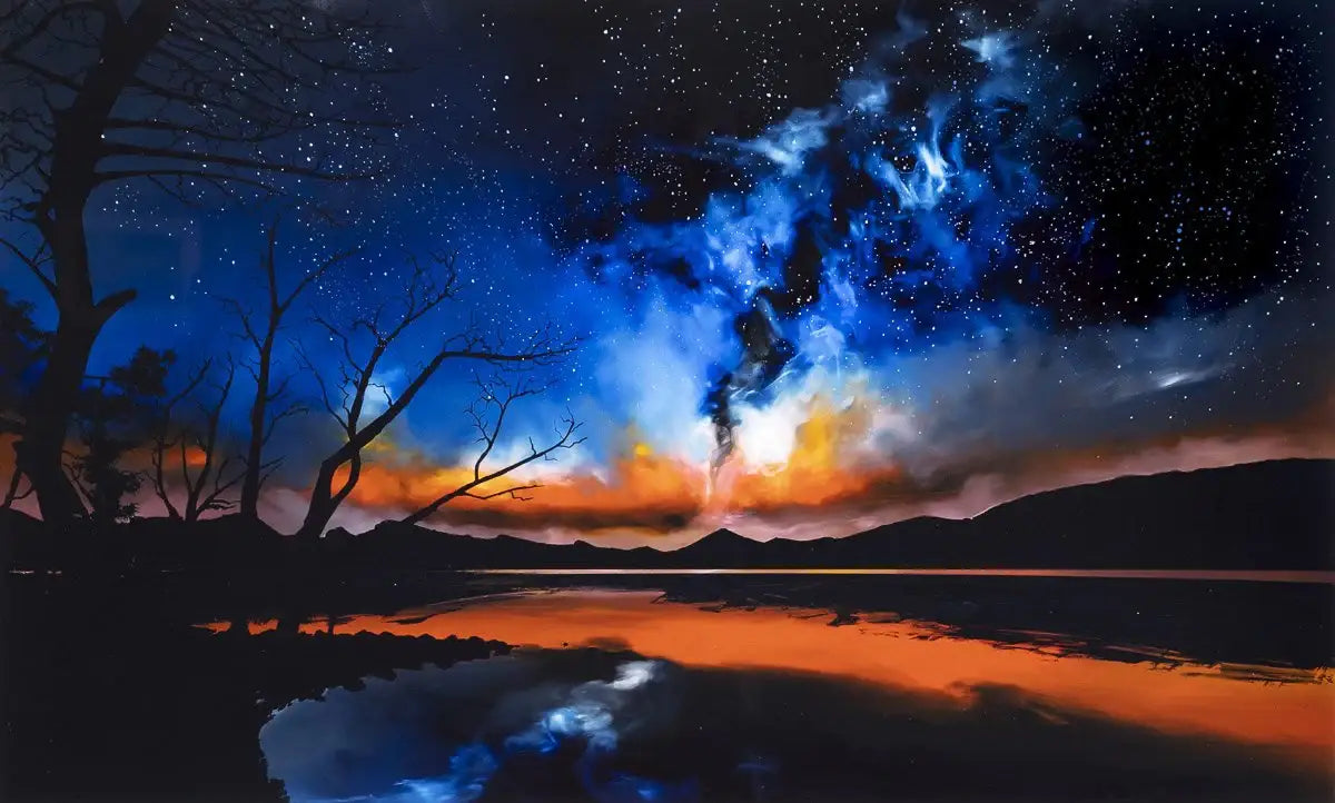 A Great Gig In The Sky - Original - SOLD by artist Richard King - Wyecliffe Galleries