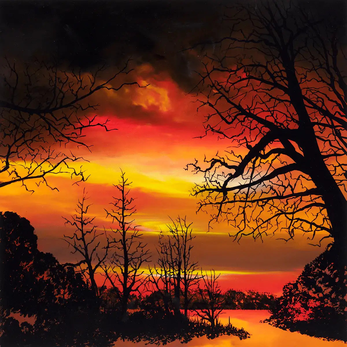 A Little Bit of Love - Original - SOLD by artist Richard King - Wyecliffe Galleries