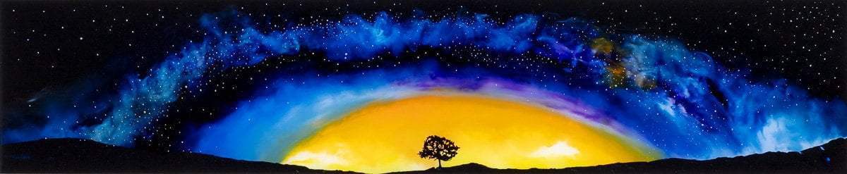 Celestial Rainbow - Original by artist Richard King - Wyecliffe Galleries
