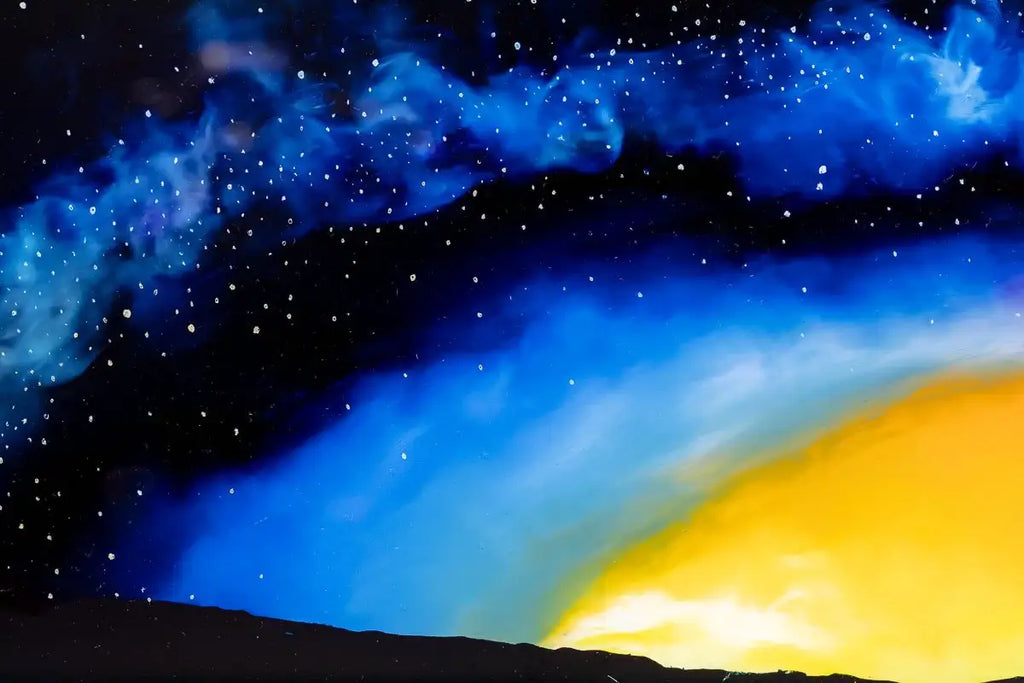 Celestial Rainbow - Original by artist Richard King - Wyecliffe Galleries