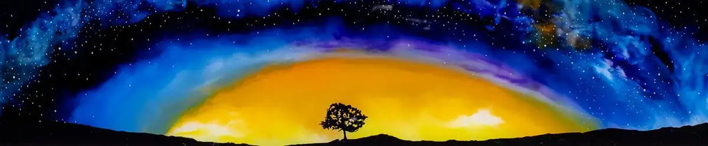 Celestial Rainbow - Original by artist Richard King - Wyecliffe Galleries