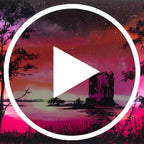 Crimson Nights - Original - SOLD by artist Richard King - Wyecliffe Galleries