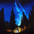 Dancing In The Dark- Original - SOLD by artist Richard King - Wyecliffe Galleries