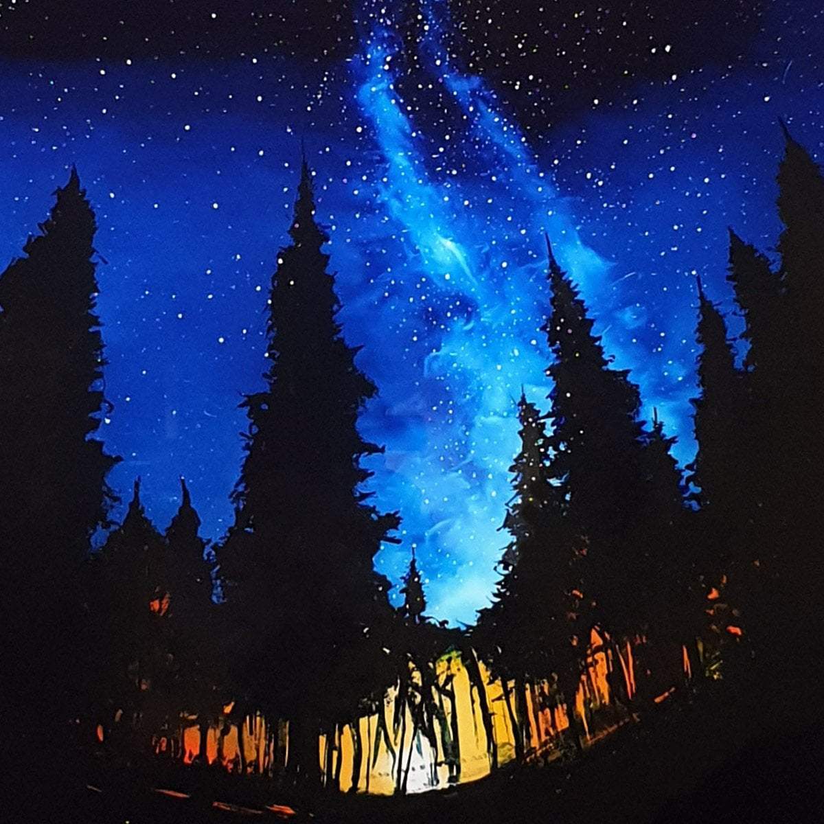 Dancing In The Dark- Original - SOLD by artist Richard King - Wyecliffe Galleries