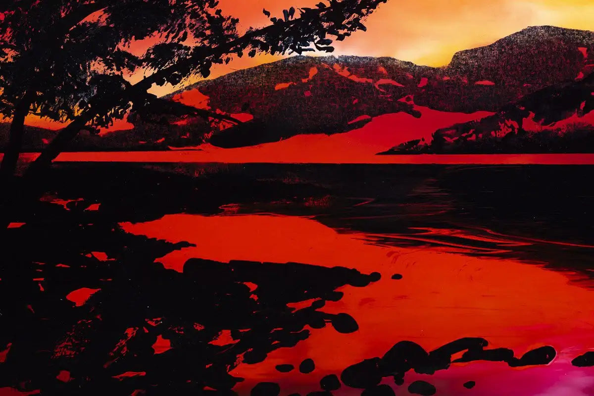 I See Fire - Original - SOLD by artist Richard King - Wyecliffe Galleries