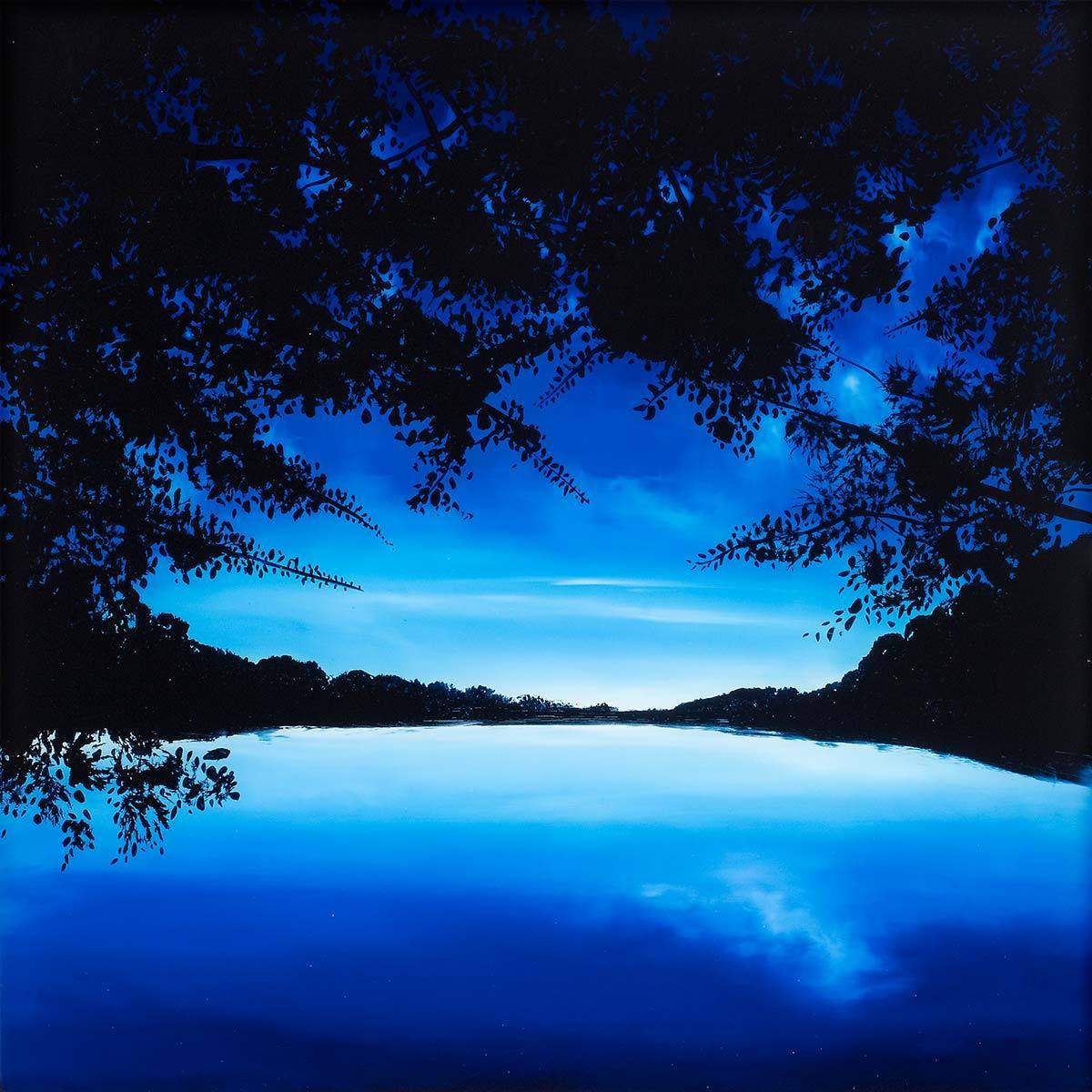 Midnight Blossom - Original - SOLD by artist Richard King - Wyecliffe Galleries