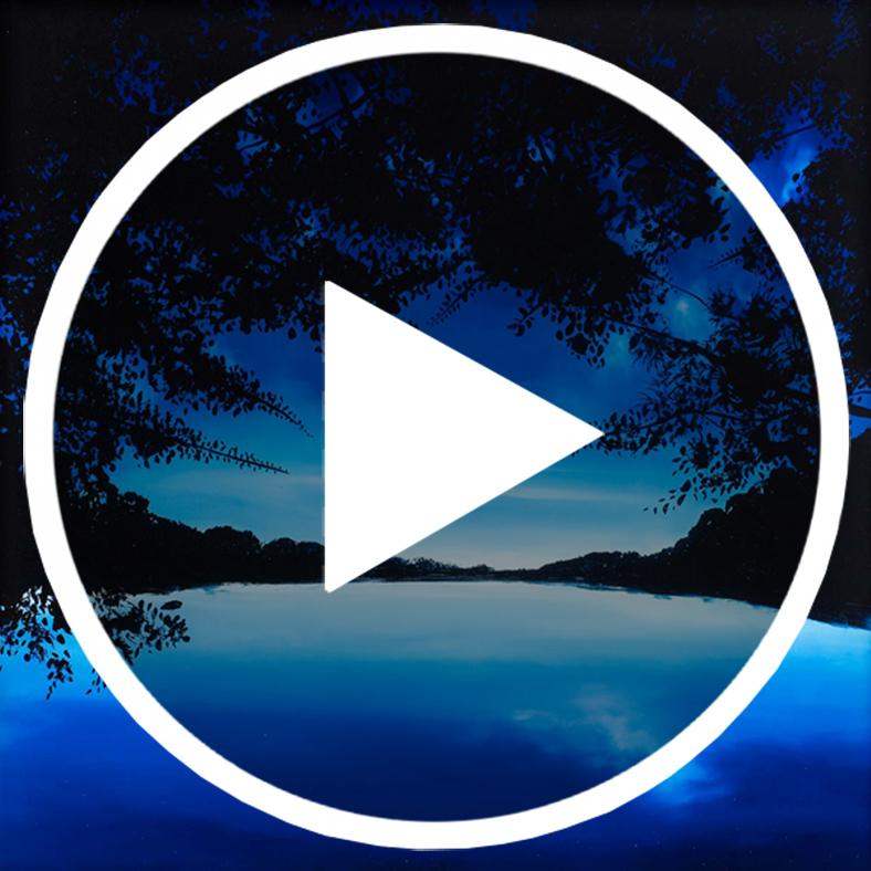 Midnight Blossom - Original - SOLD by artist Richard King - Wyecliffe Galleries