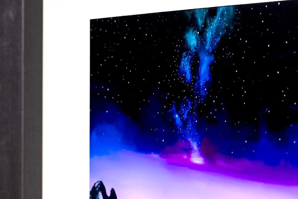 Mont Blanc In The Stars - Original - SOLD by artist Richard King - Wyecliffe Galleries