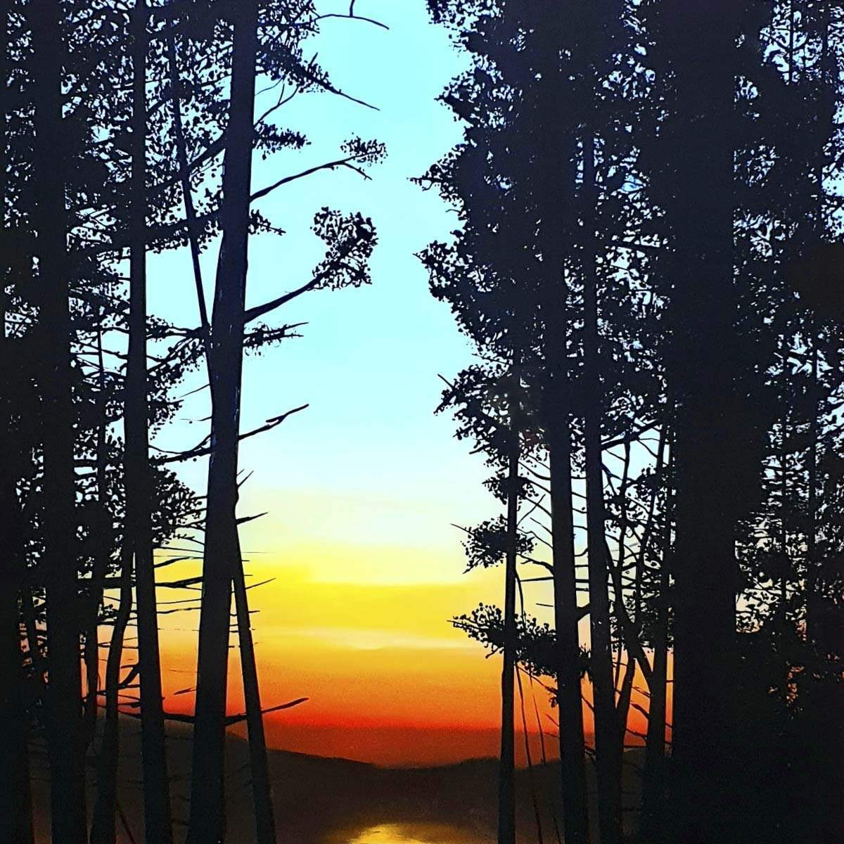Out Of The Blue - Original - SOLD by artist Richard King - Wyecliffe Galleries