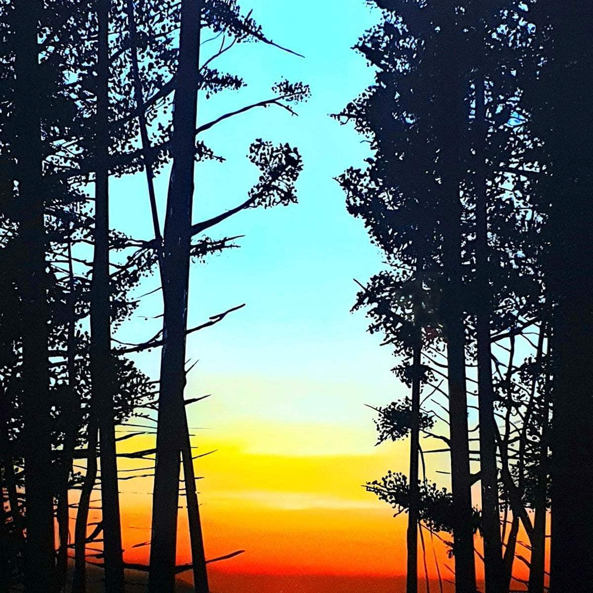 Out Of The Blue - Original - SOLD by artist Richard King - Wyecliffe Galleries