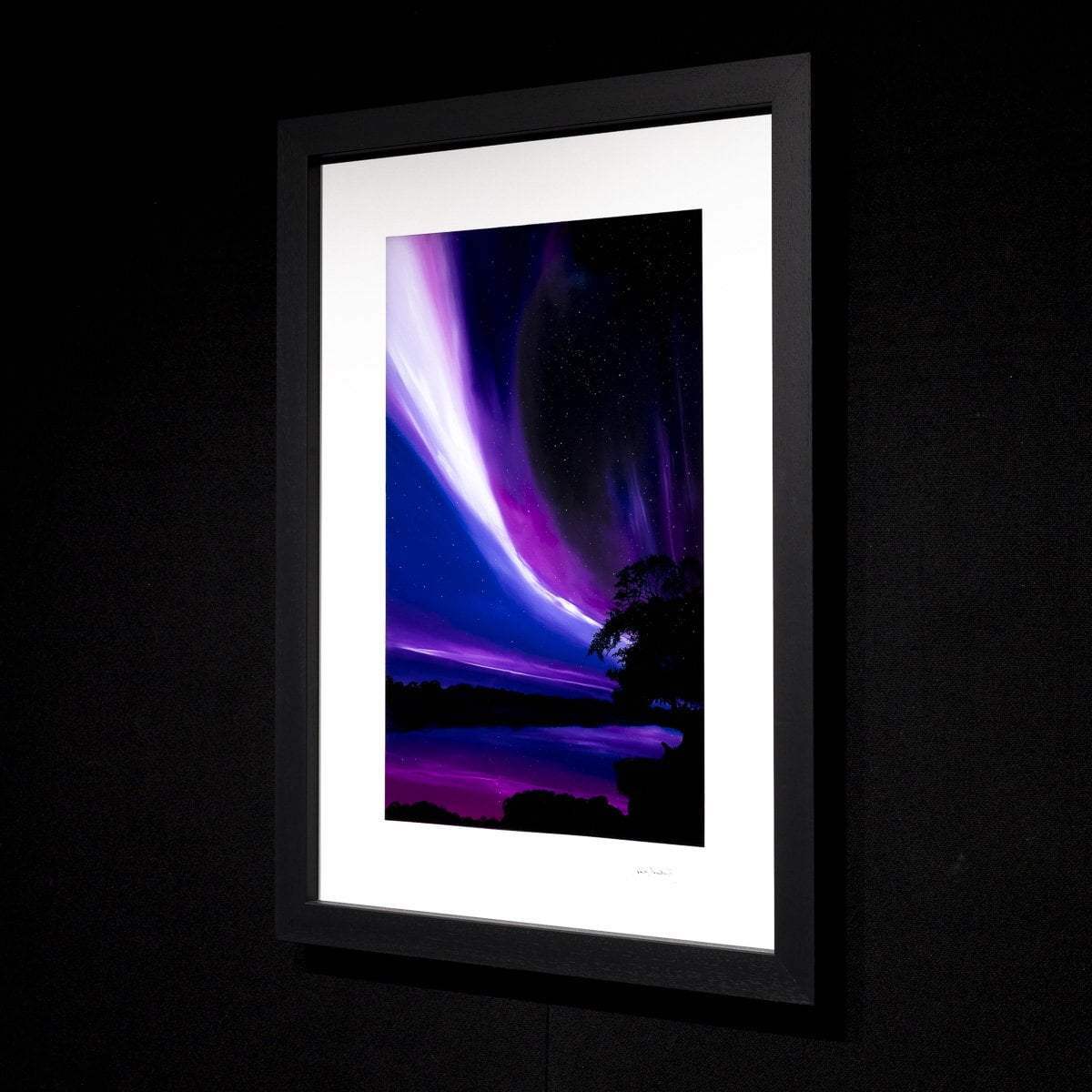 Purple Rain - Original - SOLD by artist Richard King - Wyecliffe Galleries