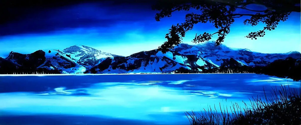 Smoke on The Water - Original - SOLD by artist Richard King - Wyecliffe Galleries