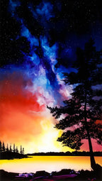 The Sky Is Your Neighbourhood - Original - SOLD by artist Richard King - Wyecliffe Galleries