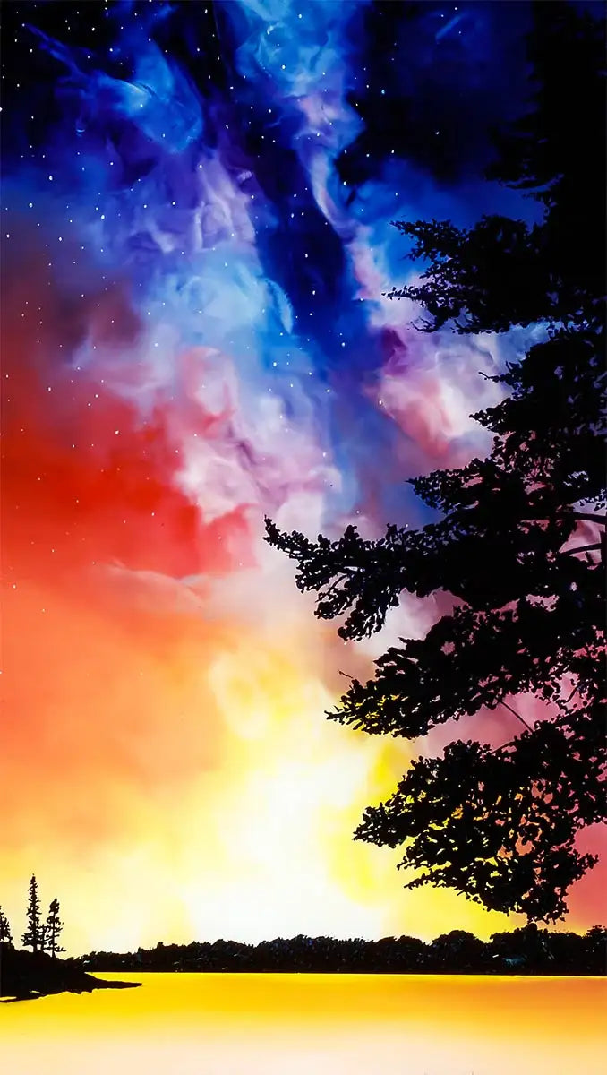 The Sky Is Your Neighbourhood - Original - SOLD by artist Richard King - Wyecliffe Galleries