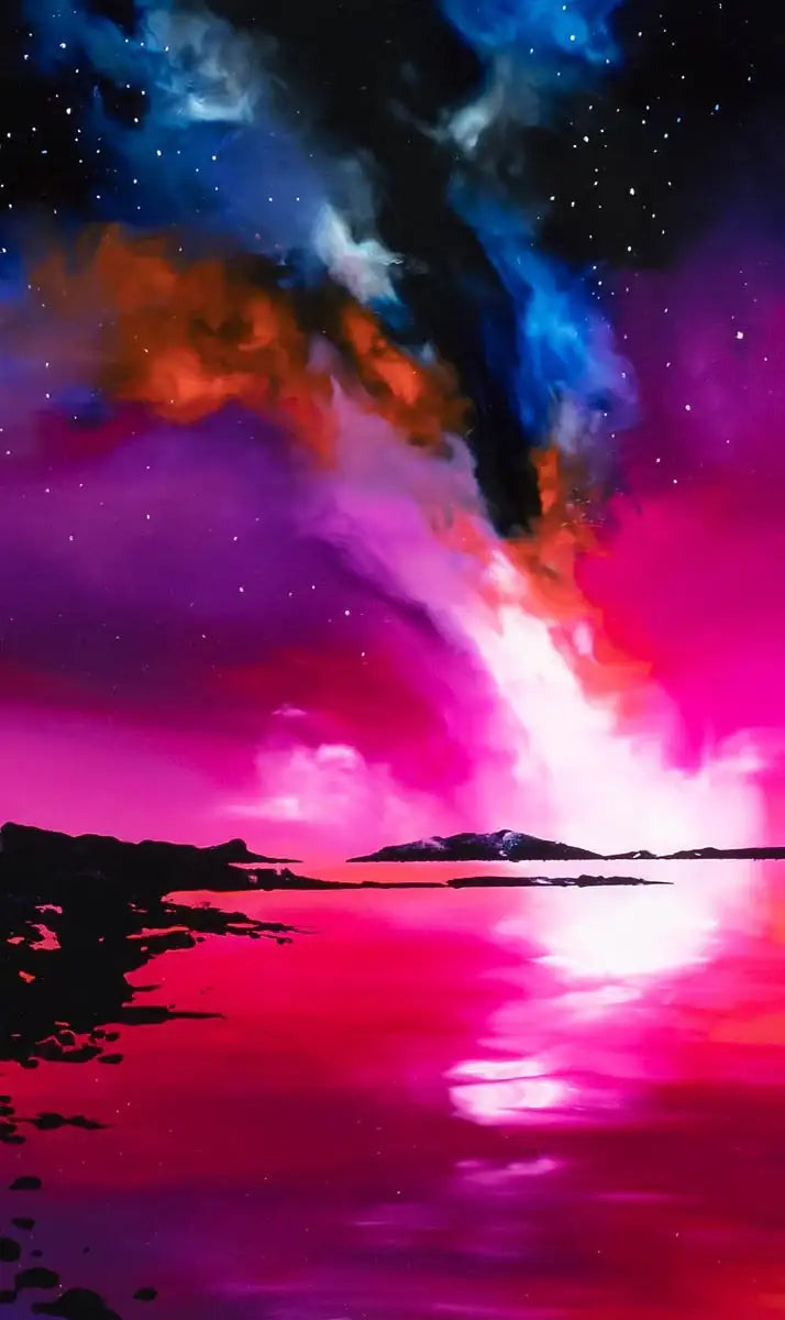 When the Stars Go Blue - Original - SOLD by artist Richard King - Wyecliffe Galleries