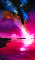 When the Stars Go Blue - Original - SOLD by artist Richard King - Wyecliffe Galleries